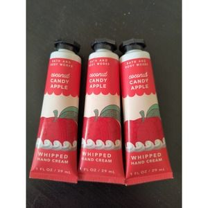 3 B&BW COCONUT CANDY APPLE Whipped Hand Cream